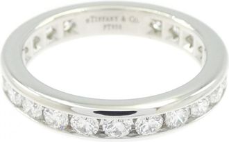 Tiffany & Co. Platinum Platinum 950 Band Ring (Pre-Owned)