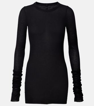 Rick Owens RIbbed-knit jersey top