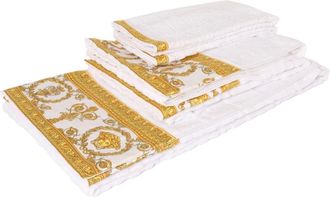 Versace Home, unisex, Wit, ONE Size, Katoen, Wit I Love Baroque Handdoekenset