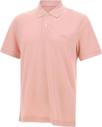 HUGO BOSS Pallas Polo - Heren - Polos - Roze - S - Katoen - Tops