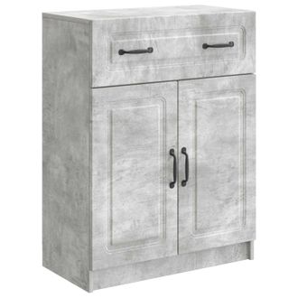 vidaXL Aparador Gris Hormig&oacute;n 66 X 34,5 X 87 Cm Madera De Ingenier&iacute;a Vidaxl