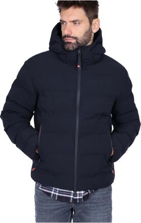 Tommy Hilfiger Jassen, Heren, Blauw, M, Gewatteerde Jas