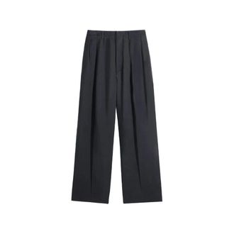 Christophe Lemaire Wide Trousers, male, Black, Size: L Wide Trousers