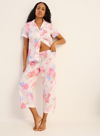 Lauren Ralph Lauren Womens Floral passion lightweight pyjama set