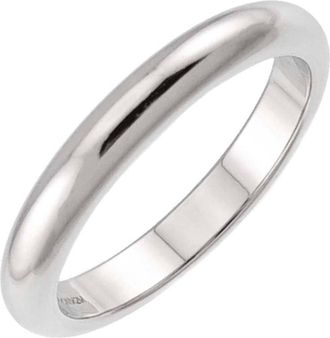 Bulgari Platinum Platinum 950 Band Ring (Pre-Owned)