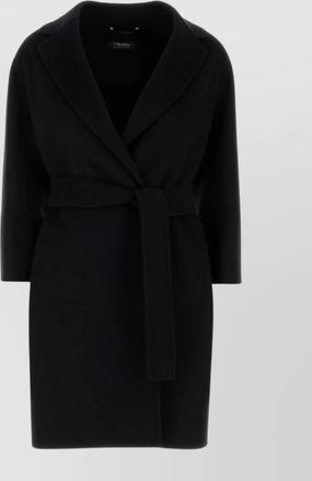 Max Mara arona coat with belted waist and lapels
