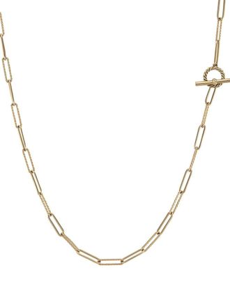 David Yurman Collana a catena DY Madison Elongated in oro giallo 18kt (3,5mm)