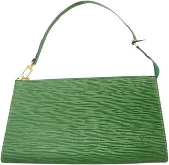 Louis Vuitton Pre-owned Shoulder Bags, female, Green, Size: ONE SIZE Pre-owned Shoulder Bag