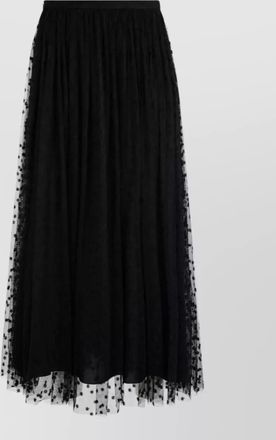 Alberta Ferretti long pleated skirt