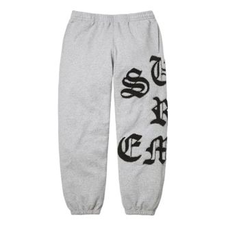 SUPREME SS26 Cut Out Sweatpant Heather Grey SUP-SS26-061-GRY
