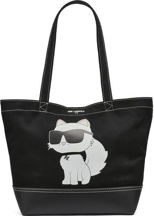 Karl Lagerfeld Cannes Tote in White/black 2 at Nordstrom