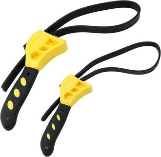 OEM Allecta, Llaves Ajustables Para Filtros De Aceite De Coche, 2 Piezas, Llave De Correa Con Mango, Apta Para Filtros De Aceite De 500 Mm Y 600 Mm