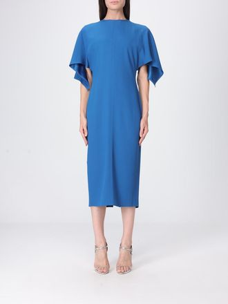 Stella McCartney Tunica midi in cr&ecirc;pe con scollo a goccia posteriore