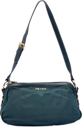 Prada Pre-owned Prada Tessuto Canapa Logo Shoulder Bag Ladies 94LR6OC60CM1F4CB