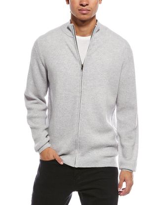 Brodie Moss Stitch Wool & Cashmere-Blend Bomber Jacket