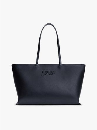 Tommy Hilfiger Essential Textured Logo Tote Bag