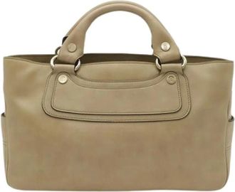 Celine Pre-owned Vintage Tote Bag - Dames - Vintage Shopper - Beige - ONE Size - Leer - Vintage