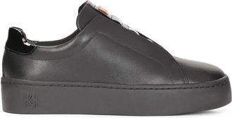 Kazar Dames comfortabele zwarte graanleren sneakers. Dit product valt klein uit. - Dames - Sneakers - Zwart - 38 EU - Leer - Schoenen