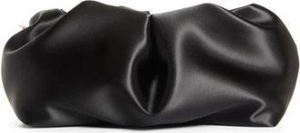 Christian Louboutin Eva Neoprene Satin Clutch in Bk01 Black at Nordstrom
