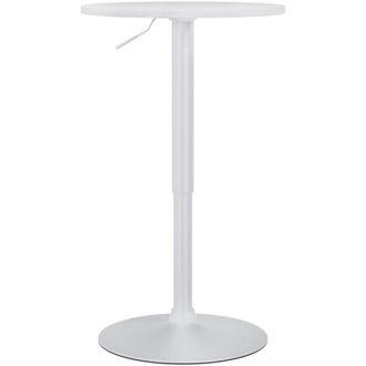 Clp Tavolo da Bar Xanten &Oslash; 52 cm bianco/bianco