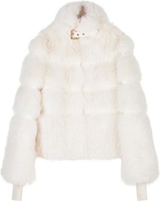Patrizia Pepe Giubbotto Fluffy Corto - - Jackets - Donna - Beige - L
