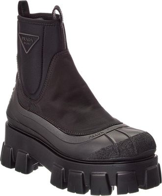 Prada Monolith Gabardine Boot