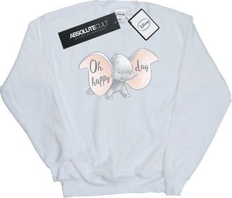 Disney Dames/Dames Dumbo Happy Day Sweatshirt (Wit)