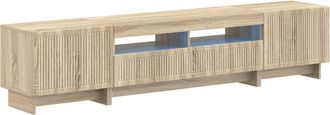 vidaXL Cabinet De Tv Led De 5 Piezas Roble Sonoma Madera De Ingenier&iacute;a Vidaxl