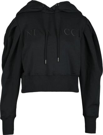 Nina Ricci Sweatshirt - Dames - Hoodies - Zwart - S - Katoen - Hoodies & sweatvesten