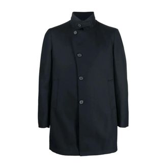 Tagliatore Gordon Coat - Heren - Mantel - Blauw - 3XL - Wol - Jassen