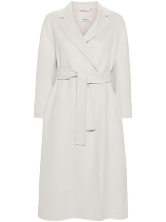 Max Mara Cappotto Esturia con cintura - Grigio