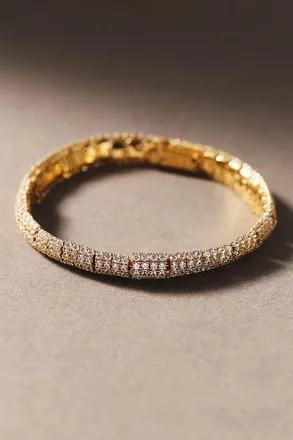 Nadri Crushed Pav&eacute; Dome Bracelet