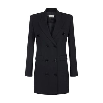 Elisabetta Franchi Mujer, Chaquetas, Negro, Talla: S
