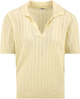 Aspesi Polo Modello 3604 L160 10071 - Dames - Polos - Beige - XS - Tops