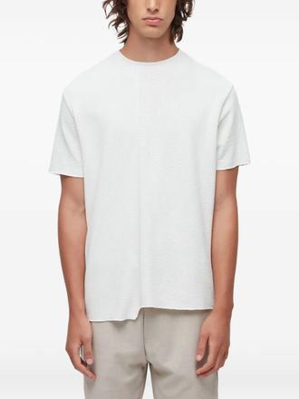 Osklen waffle-knit asymmetric shirt - men - Fabric - GG - White