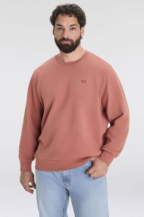 Levi's Plus Sweatshirt LEVIS PLUS BIG ORIGINAL HM CREW, Herren, Gr. 4XL (72/74), rot (etruscan rot), Sweatware, Obermaterial: 100% Baumwolle, h&uuml;ftbedeckend, Rundh