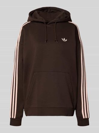 adidas Originals Oversized Hoodie mit Kapuze in Dunkelbraun, Gr&ouml;&szlig;e XXL
