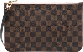 Louis Vuitton 2019 Damier Ebene Neverfull MM pouch - Brown