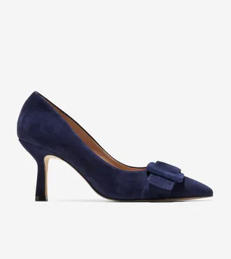 Cole Haan Womens Fidela Buckle Pumps - Blue Size 10.5