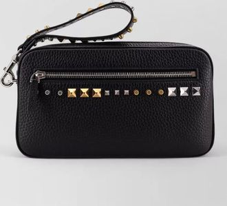 Valentino Garavani leather clutch bag