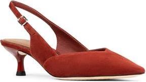 Donald J Pliner Pointed Toe Slingback Pump in Redwood at Nordstrom Rack, Size 7.5