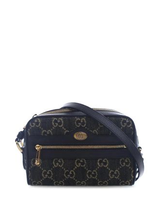 Gucci 2016-2025 Mini GG Denim Ophidia crossbody bag - Nero