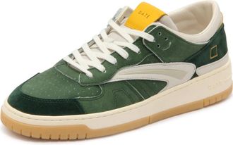 D.A.T.E. Groene Torneo Gekleurde Schoenen - Heren - Sneakers - Groen - 40 EU - Schoenen