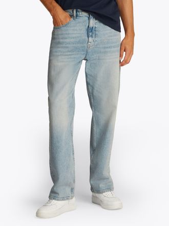 Tommy Jeans Regular-fit-Jeans TOMMY JEANS Otis Regular Straight Gr. 30, blau (denim ultra light), Jeans, Herren, 30, L&auml;nge 34, Denim/Jeans, Obermaterial: 99% Baum