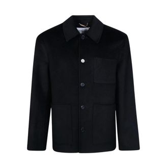 Amaranto Giacca con tasche applicate e bottoni - - Jackets - Uomo - Nero - M