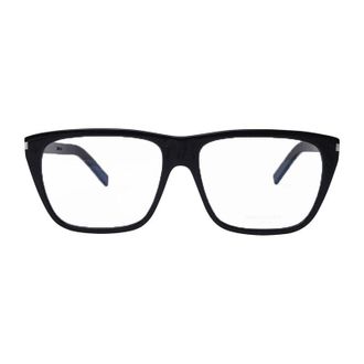 Saint Laurent SL434SLIM001 Square Full Rim Eyeglasses - Black