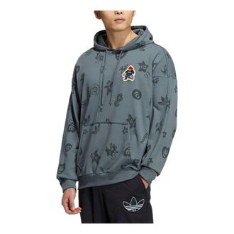 adidas Mens adidas originals Logo Printing Blue HR3463