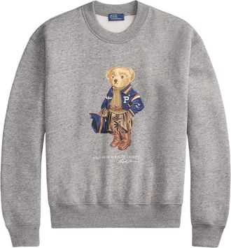 Polo Ralph Lauren Gebreide sweater - Dames - Sweatshirts - Grijs - M - Hoodies & sweatvesten