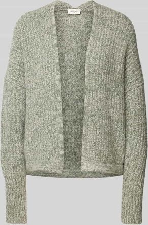 American Vintage American Vintage Cardigan mit gerippten Abschlüssen in Oliv Melange, Größe XS/S