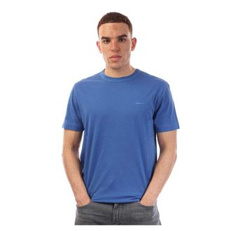 GANT Heren Faded Crew Neck T-shirt (Blauw)